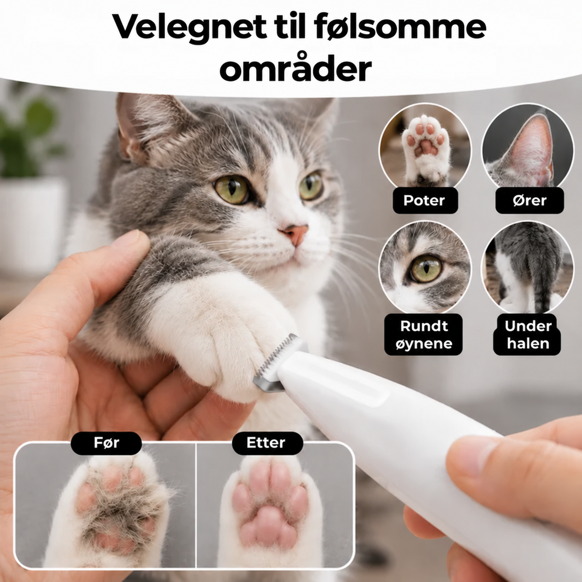 PelsFin™ – Skånsom præcisionstrimmer til kæledyr